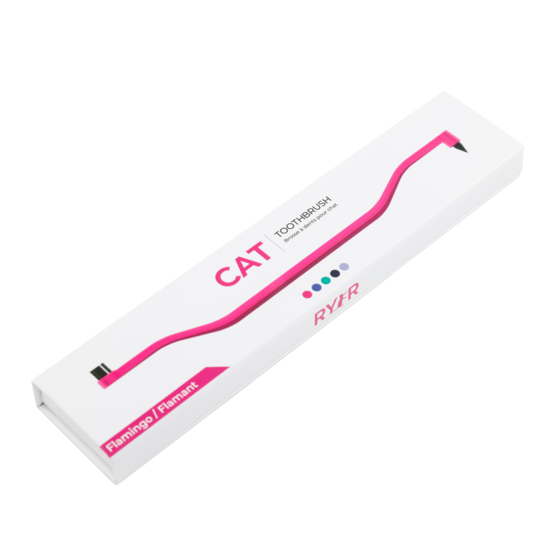 RYERCAT Dual Sided Cat Dental Toothbrush